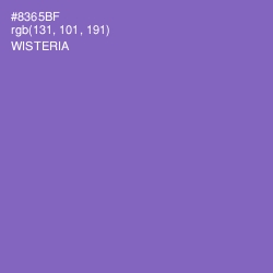#8365BF - Wisteria Color Image