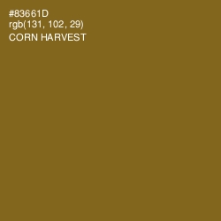 #83661D - Corn Harvest Color Image