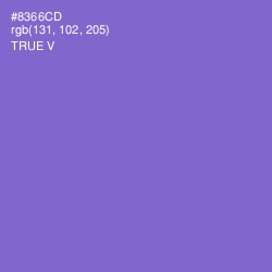 #8366CD - True V Color Image