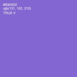 #8366D2 - True V Color Image
