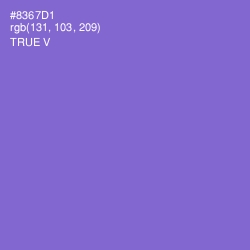 #8367D1 - True V Color Image