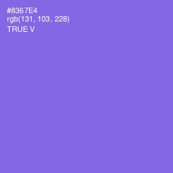 #8367E4 - True V Color Image