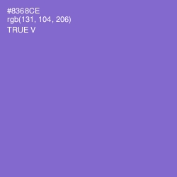 #8368CE - True V Color Image