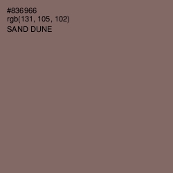 #836966 - Sand Dune Color Image