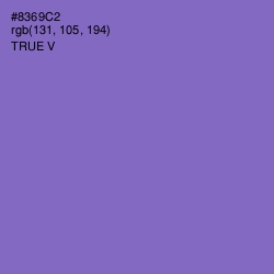 #8369C2 - True V Color Image