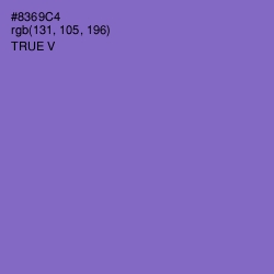 #8369C4 - True V Color Image