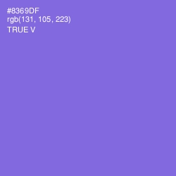 #8369DF - True V Color Image