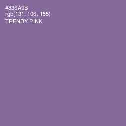 #836A9B - Trendy Pink Color Image