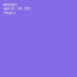 #836AE7 - True V Color Image