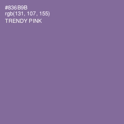 #836B9B - Trendy Pink Color Image