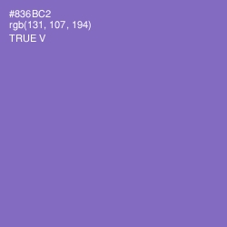 #836BC2 - True V Color Image