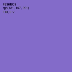 #836BC9 - True V Color Image