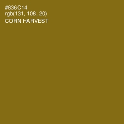 #836C14 - Corn Harvest Color Image