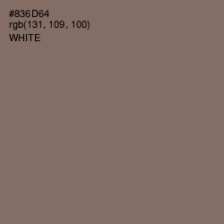 #836D64 - Sand Dune Color Image