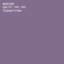 #836D8E - Trendy Pink Color Image