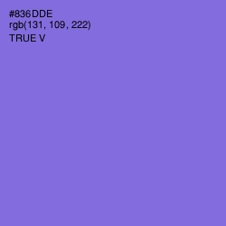 #836DDE - True V Color Image