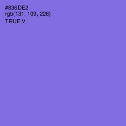 #836DE2 - True V Color Image