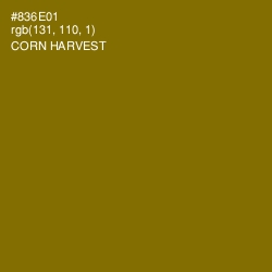 #836E01 - Corn Harvest Color Image