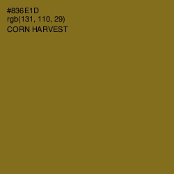 #836E1D - Corn Harvest Color Image