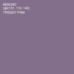 #836E8C - Trendy Pink Color Image