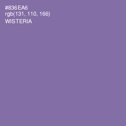#836EA6 - Wisteria Color Image