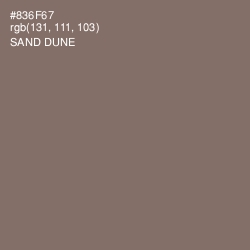 #836F67 - Sand Dune Color Image