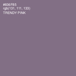 #836F85 - Trendy Pink Color Image