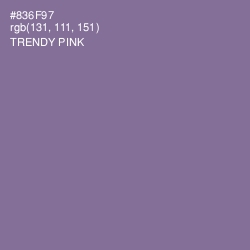 #836F97 - Trendy Pink Color Image