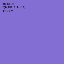 #836FD3 - True V Color Image