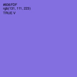 #836FDF - True V Color Image