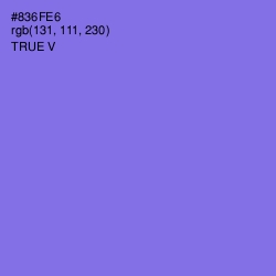 #836FE6 - True V Color Image