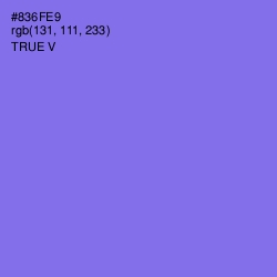 #836FE9 - True V Color Image