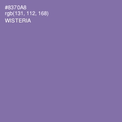 #8370A8 - Wisteria Color Image