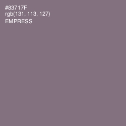 #83717F - Empress Color Image