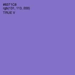 #8371C8 - True V Color Image