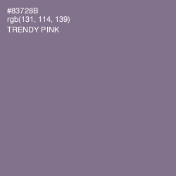 #83728B - Trendy Pink Color Image