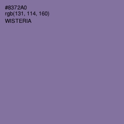 #8372A0 - Wisteria Color Image