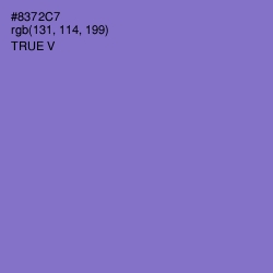 #8372C7 - True V Color Image