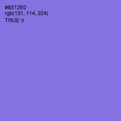 #8372E0 - True V Color Image