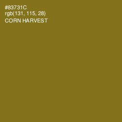 #83731C - Corn Harvest Color Image