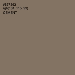 #837363 - Cement Color Image