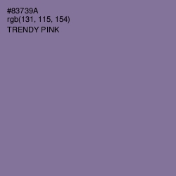 #83739A - Trendy Pink Color Image