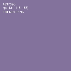#83739C - Trendy Pink Color Image