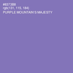 #8373B8 - Purple Mountain's Majesty Color Image