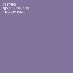 #83749E - Trendy Pink Color Image