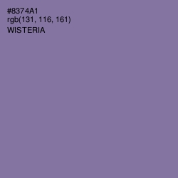 #8374A1 - Wisteria Color Image