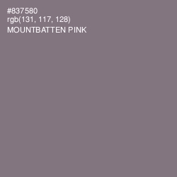 #837580 - Mountbatten Pink Color Image