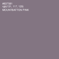 #837581 - Mountbatten Pink Color Image