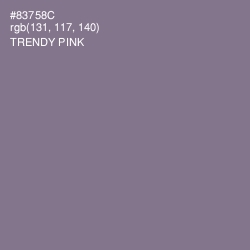 #83758C - Trendy Pink Color Image