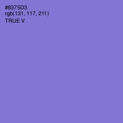 #8375D3 - True V Color Image